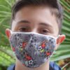 MASCHERINA PROTETTIVA IN TNT, 2 PEZZI IN 2 VARIANTI, COLORE NERO