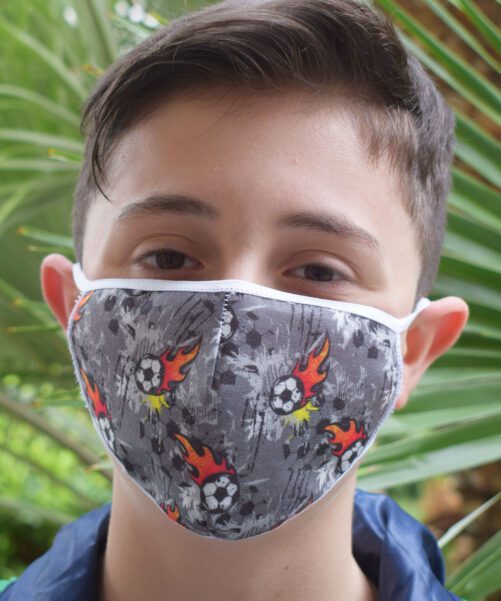 MASCHERINA PROTETTIVA IN TNT, 2 PEZZI IN 2 VARIANTI, COLORE NERO